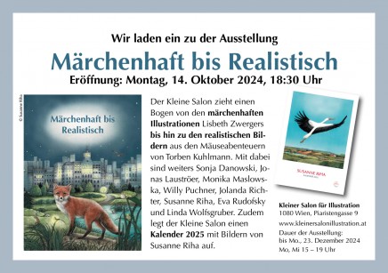 Einladung Ausstellung:Märchenhaft bis Realistisch,